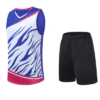 Custom Basketball Jersey Set – Blue White Pink Design