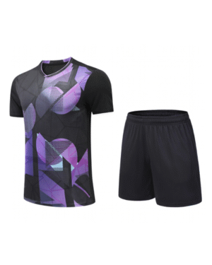 Unisex Soccer Jersey & Shorts Set – Modern Geometric Print – Lightweight Breathable Kit
