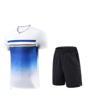 Custom Soccer Jersey Set – Blue Gradient Design