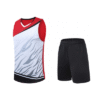 Custom Sleeveless Jersey Set – Red & White