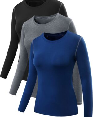 Women’s Long Sleeve Compression Base Layer Top – OEM/ODM Performance Sports Shirt