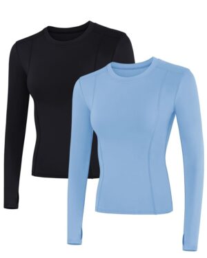 Women’s Long Sleeve Performance Rash Guard – OEM/ODM Athletic Compression Top