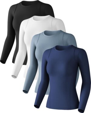 Women’s Compression Long Sleeve T-Shirts – OEM/ODM Activewear Tops for Sports & Fitness