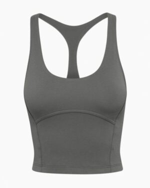 Custom Women’s Racerback Sports Bra – Longline Padded Gym & Yoga Top OEM/ODM